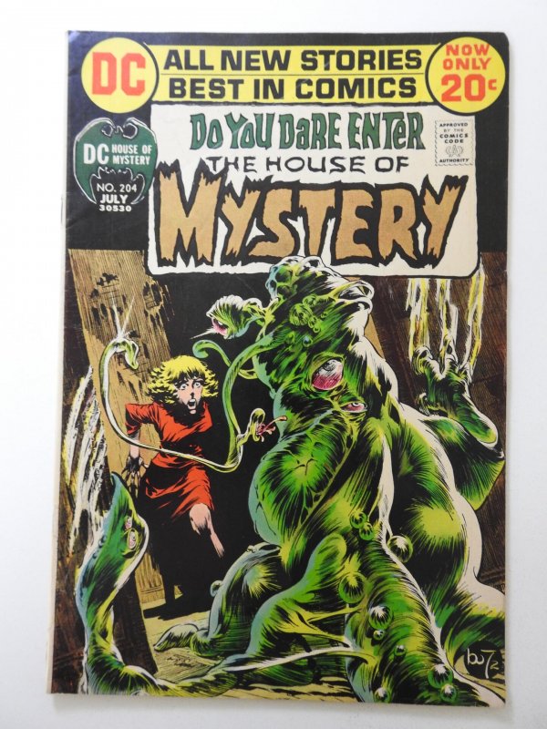 House of Mystery #204 (1972) Bronze Age Horror! Sharp VG/Fine Condition ...