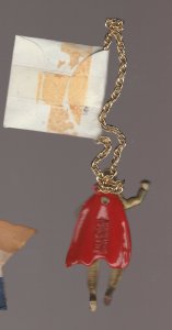 1978 SUPERMAN Necklace & 2.25 Charm VF/NM 9.0 DC Comics