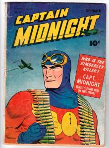 Captain Midnight #15 (Dec-43) VG Affordable-Grade Captian Midnight