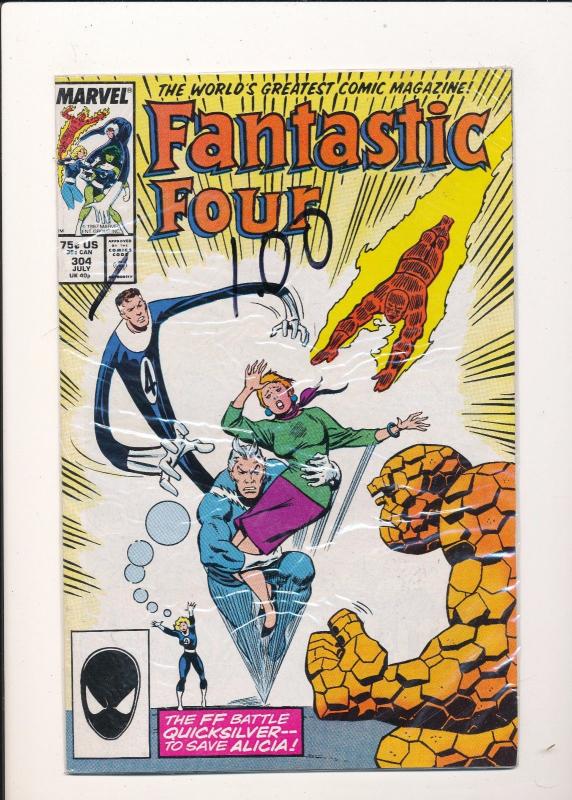 Marvel-LOT OF 9-FANTASTIC FOUR COMICS#300,304-306,308,314-316,318 VG/F (SIC205)