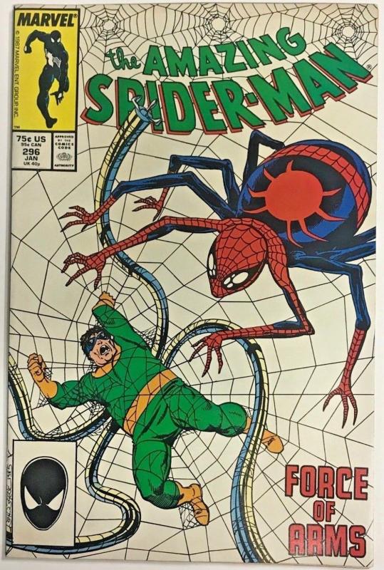 AMAZING SPIDER-MAN#296 VF 1988 MARVEL COMICS