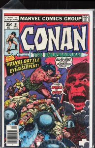 Conan the Barbarian #81 (1977) Conan