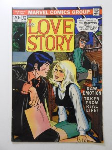 Our Love Story #22 (1973) Solid VG+ Condition Writing back cover