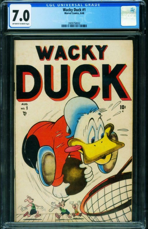 WACKY DUCK #1 CGC 7.0 1948 Timely-First issue-2009758002