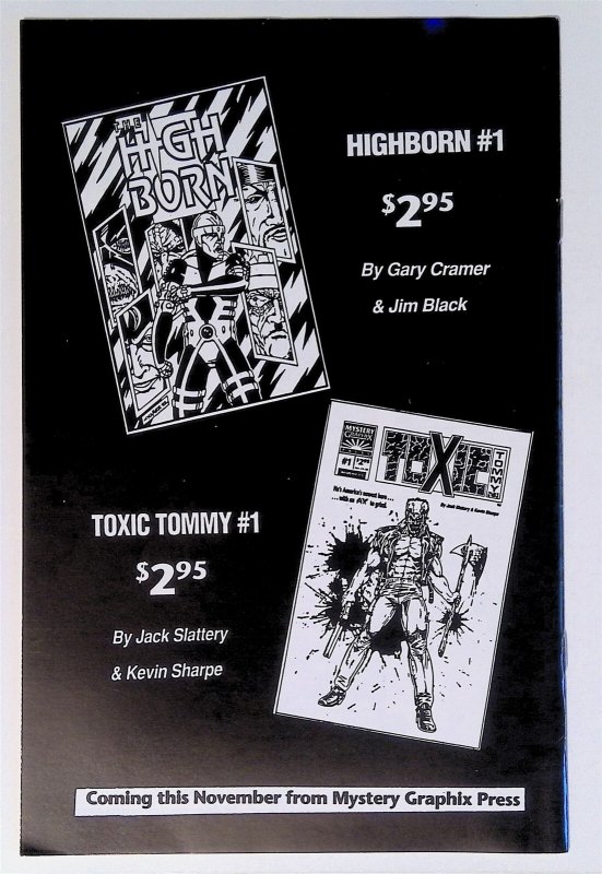 Toxic Tommy #1 (Dec 1992, Mystery) 6.0 FN