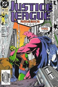 Justice League America #39 VF; DC | Adam Hughes - we combine shipping 