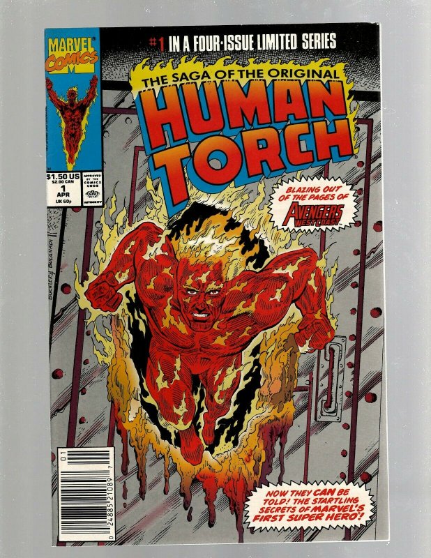 11 Comics Human Torch 1 3 Original 1 2 3 4 Avengers Illuminati 1 2 3 4 5 GK36