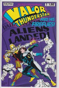 VALOR THUNDERSTAR #1 (Dec 1986) VFNM 9.0, white!