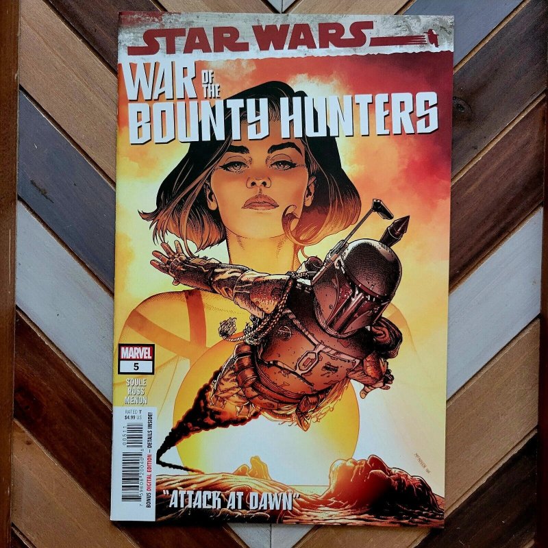 STAR WARS War of Bounty Hunters #5 NM (Marvel 2021) SERIES FINALE! BOBA FETT