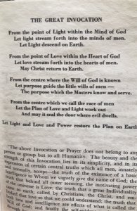 Esoteric healing, Bailey, 1998, some light pencil underlining