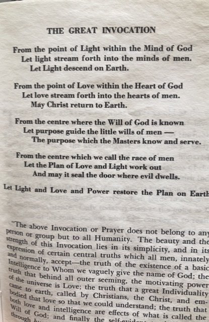 Esoteric healing, Bailey, 1998, some light pencil underlining