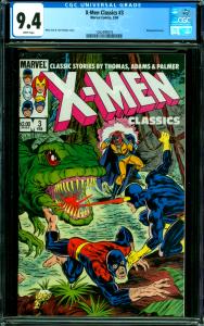 X-Men Classics #3 CGC Graded 9.4 Wraparound Cover