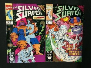 SILVER SURFER ISSUES 50-59 SET VF-NM THANOS