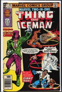 Marvel Two-in-One #76 (1981) Iceman