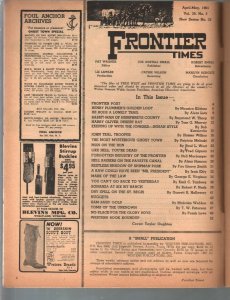 Frontier Times 5/1965-Western-Henry Plummer-Sam Bass-VG