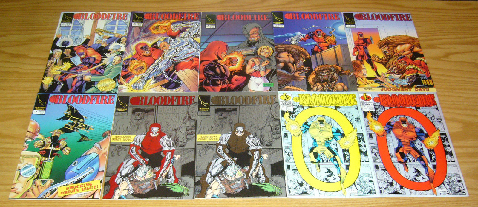 1993 LIGHTNING Comics BLOODFIRE #1 ~ VF/NM Comic Book 