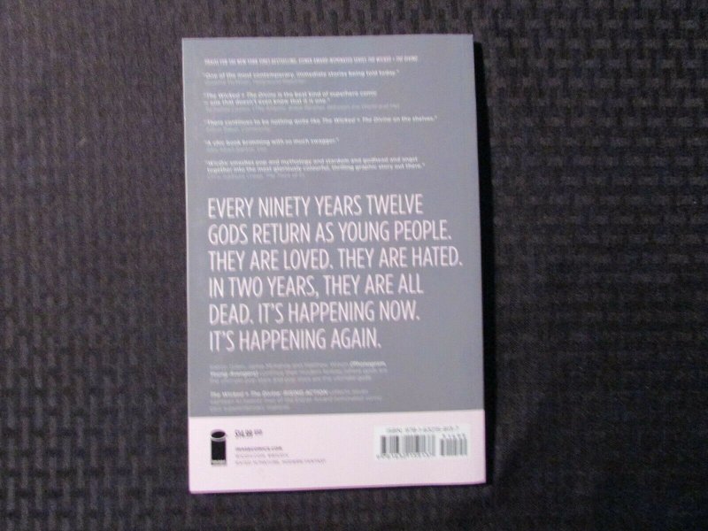 2016 THE WICKED + THE DIVINE Rising Action v.4 SC VF 8.0 1st Image Printing