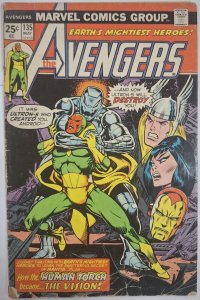 AVENGERS 135 (May 1975) TORCH VISION Steve Englehart,George Tuska ULTRON 5