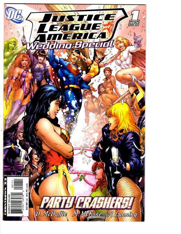 7 Justice League of America DC Comic Books Wedding # 1 # 0 1 2 3 4 5 JLA BH13