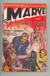 Marvel Science Stories #5 AUG 1939-WILD COVER-HARL VINCENT-KUMMER-PULP 