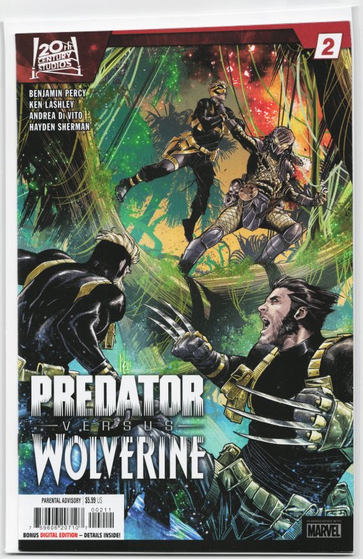 Predator vs. Wolverine #2 (2023) Predator