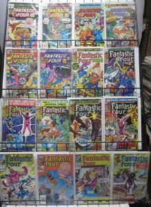 FANTASTIC FOUR 26 ISSUE LOT! A SURVEY FROM THE 70s TO THE 90s! FINE OR BETTER!