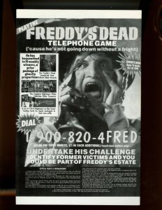 Freddy's Dead: The Final Nightmare #1 - John T. Dismukes Cover. (9.0/9.2) 1991