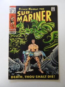 Sub-Mariner #13 (1969) VG condition bottom staple detached from cover