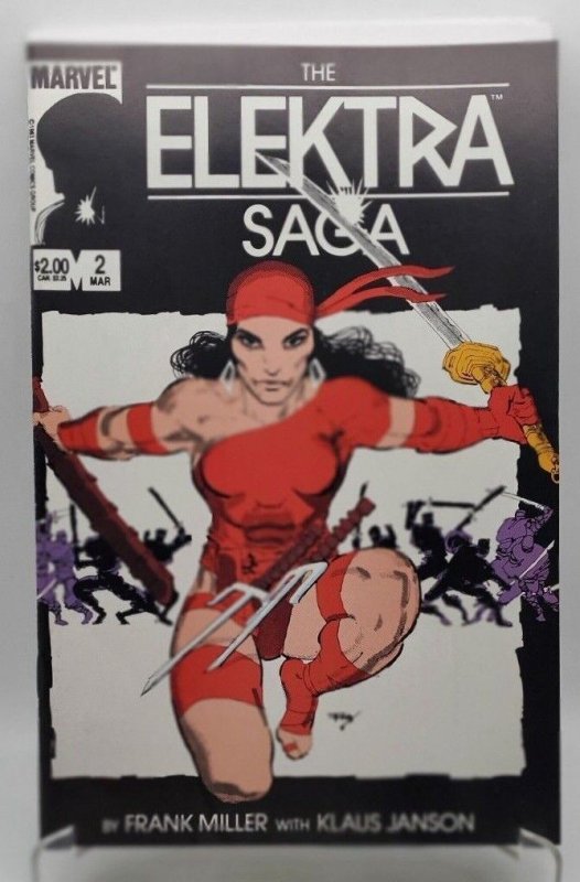 ELEKTRA SAGA #1,2,3,4 (1-4) Frank Miller NM-  
