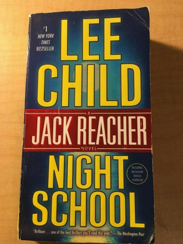 3 Books Greg Bear Heads Friday Night School Lee Child Jack Reacher MFT2