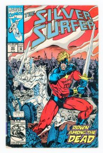 Silver Surfer #63 (1987 v3) Ron Marz Captain Marvel FN-