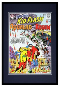 Brave and Bold #54 Aqualad Robin Framed 12x18 Official Repro Cover Display