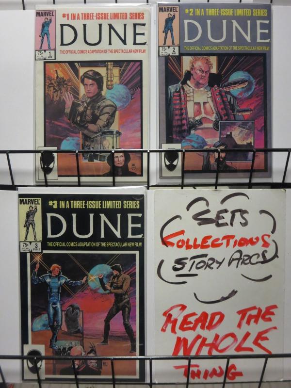 DUNE 1-3 SIENKIEWICZ ART & CVRS; MOVIE ADAPT