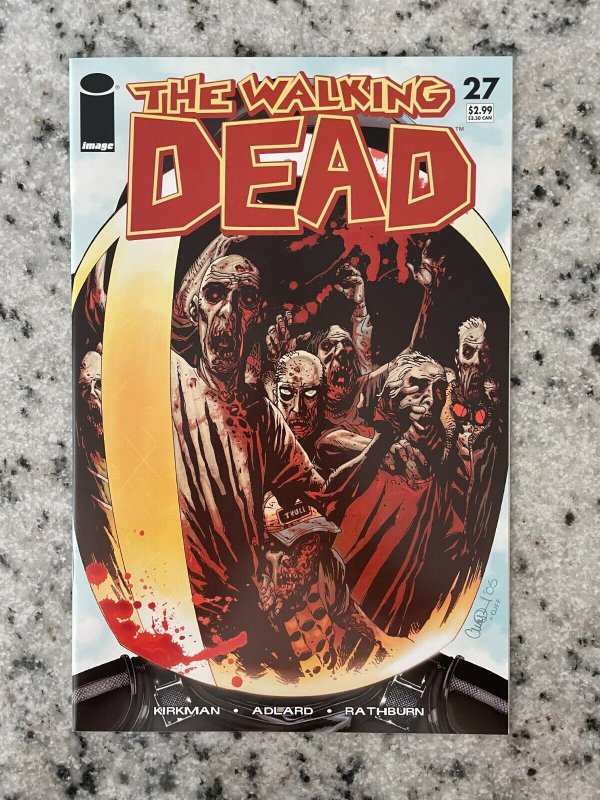 The Walking Dead # 27 NM Image Comic Book Robert Kirkman Tony Moore Zombie CM30