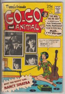 Go-Go And Animal, Tippy's Friends #8 (Mar-68) FN+ Mid-High-Grade Tippy, Animal