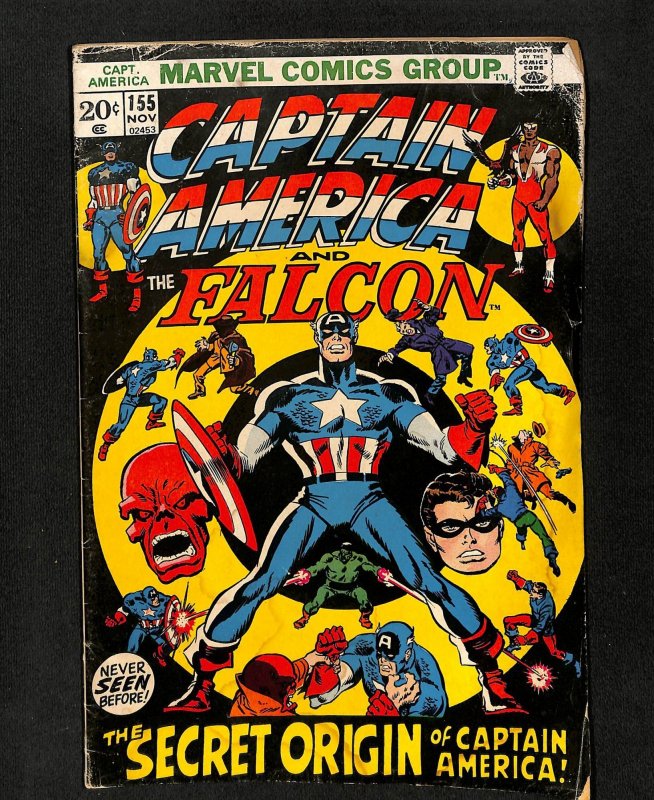 Captain America #155 Origin Issue!