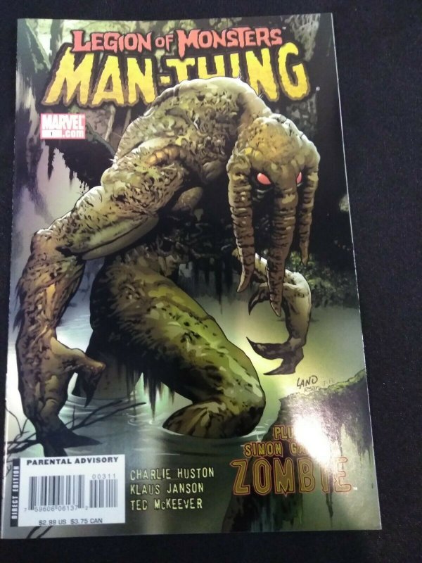 Marvel Legion of Monsters: Man-Thing #1 2007 Comic