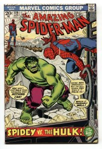 Amazing Spider-Man #119 1973- Hulk battle issue VF