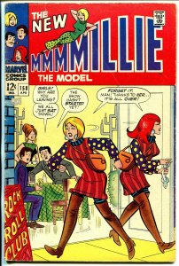 Millie The Model #158 1968-Marvel-fashion page-Chili appears-VG-