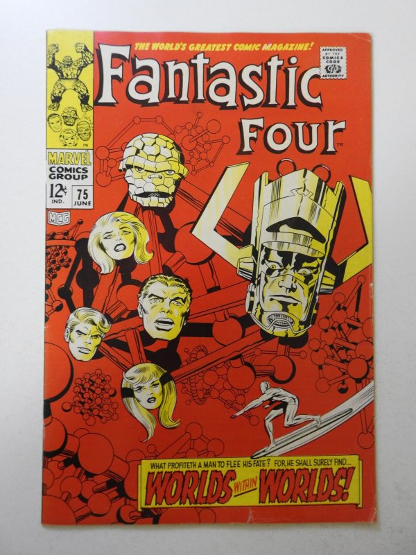 Fantastic Four #75 (1968) GD+ Condition centerfold detached