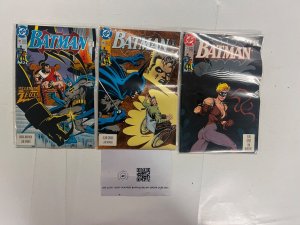 3 Batman DC Comic Books # 479 480 481 Flash Superman Wonder Woman 47 JS55