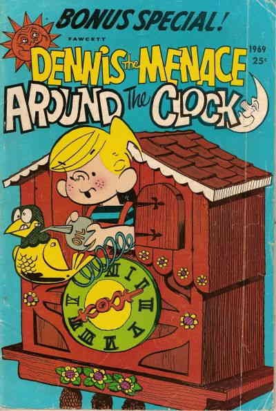 Dennis the Menace (Giants) #65 VG ; Fawcett | low grade comic Around the Clock