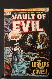 Vault of Evil #8 1973 Mid-High-Grade FN/VF Sharp Black Cover! Oregon CERTIFICATE