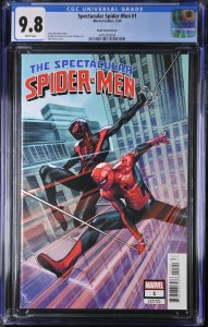 Spectacular Spider-Men #1 CGC 9.8 Dike Ruan Variant Miles Morales Marvel 2024 WP