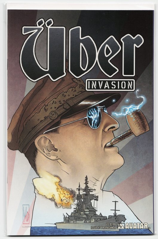 Uber: Invasion #3 Propaganda Cover (2017) Über
