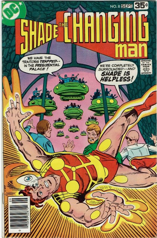 Shade The Changing Man #1.2,3,4,5,6,7,8  Steve Ditko Full Set VF-/FN