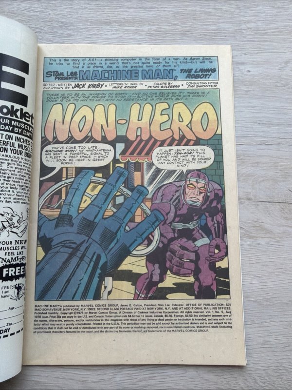Machine Man #5 1978