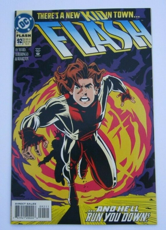 Flash #92 VF+ Key Issue 1st Appearance Impulse 1st Print DC Comics 1994