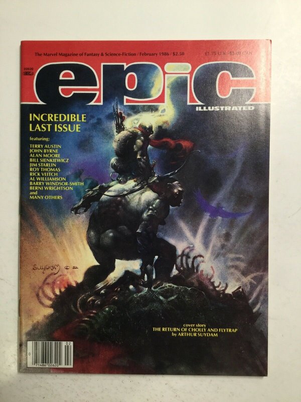 Epic Illustrated 34 Magazine Near Mint Nm Marvel Comics Group