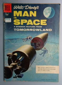 Walt Disney's Man In Space #716 VG DELL, 1956